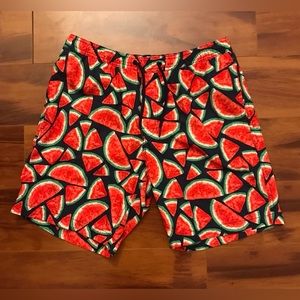 Gap Men’s Watermelon Pool Short Swim Shorts Beach Swim Trunks Size Medium NWOT